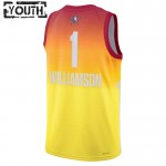 Maillot All-Star 2023 Team 2 Zion Williamson 1 Nike Orange Swingman - Enfant